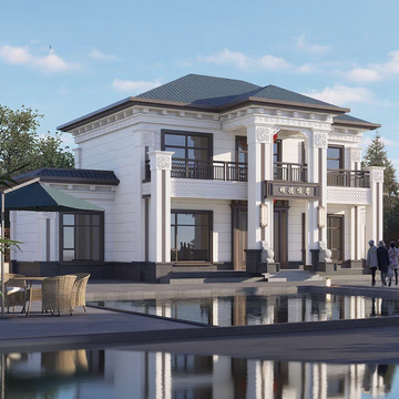 HFM Customizable prefabricated mobile L1 Steel Structure Villa