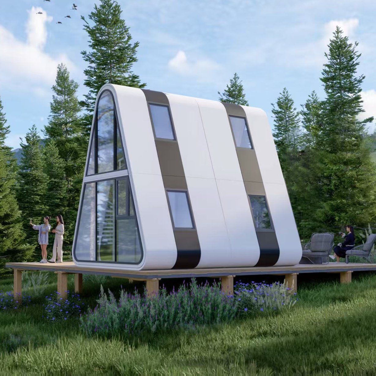 V6 Space Capsule House