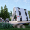  Innovative Two-Layer Steel V6 Triangular Space Capsule for Office Buildings Villas Resorts Shop