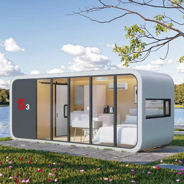 2025 Hot Design S3 Apple Cabin Office Apple Cabin One Bedroom Modular Apple Cabin